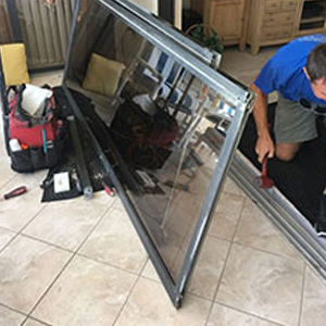 sliding glass door frame repair Desert Palms